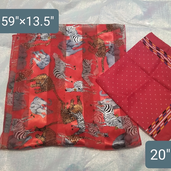 Vintage circus animals scarf - Picture 1 of 1